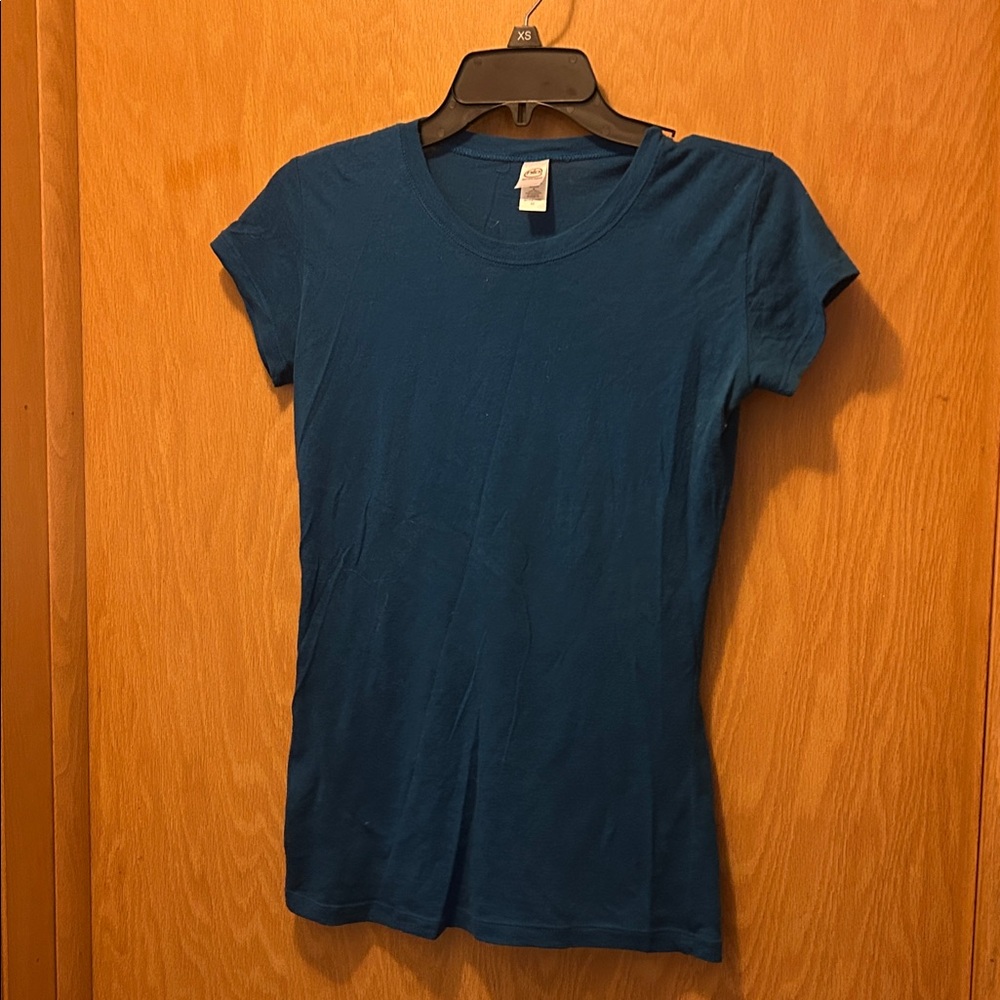 Next Level Apparel Teal Blue Crew Neck Tee